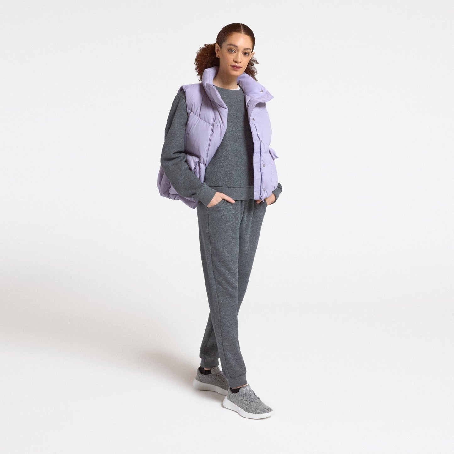 Women's Merino Blend Sweatpant - Natural Grey Heather