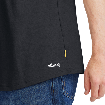 Men's Soft Merino Tee - True Black