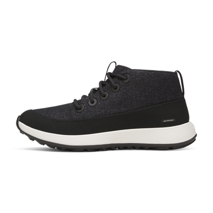 Women's Wool Runner NZ Mid Waterproof - Natural Black (Natural White Sole)