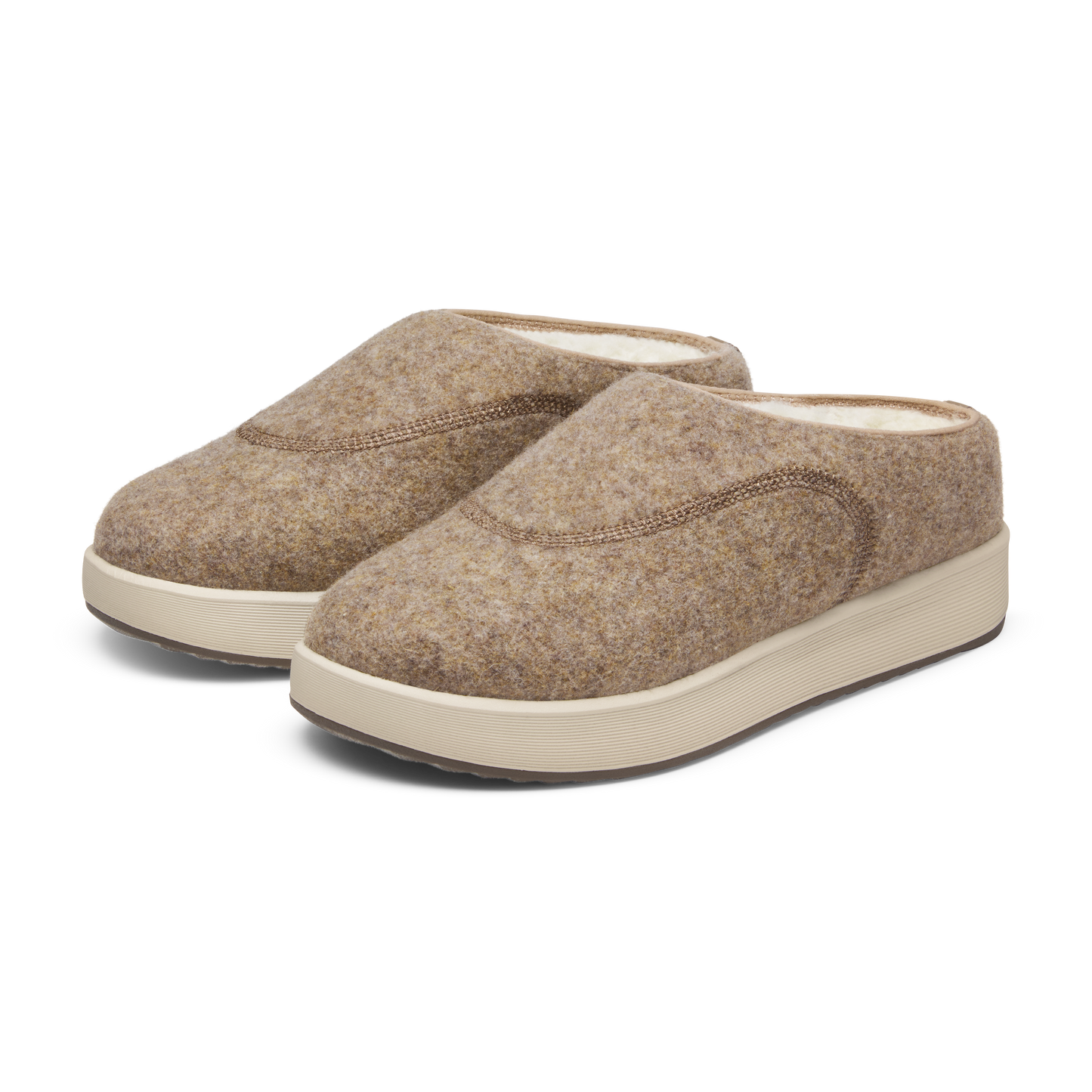 Men's Kiwi Clog - Dark Camel (Stony Cream Sole)