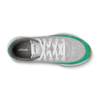 Men's Varsity Jersey - Light Grey/Verdant Green (Blizzard Sole)