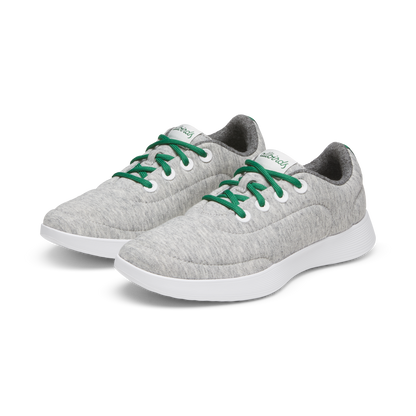 Women's Runner NZ Jersey - Light Grey/Verdant Green (Blizzard Sole)