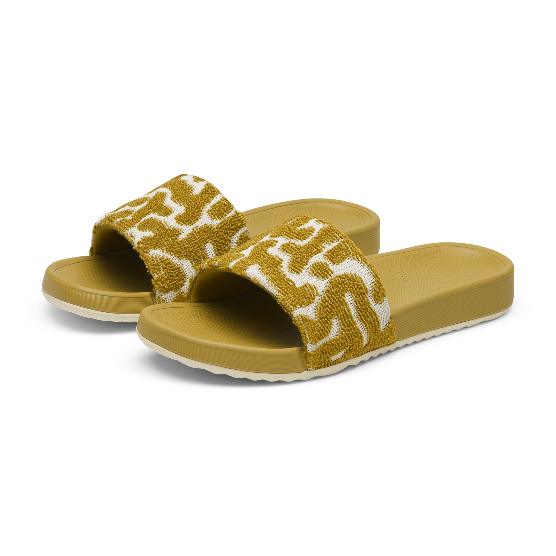Women's Allbirds Slide Terry - Ochre/Warm White (Ochre Sole)