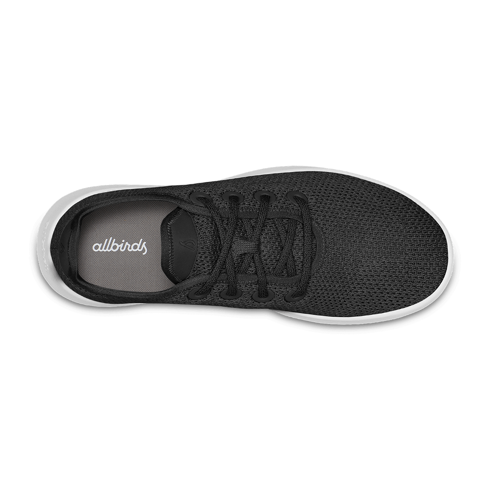 Women's Tree Runner - Jet Black (White Sole)